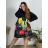 Elegantes Damen-Partykleid mit langen Ärmeln (S/M ONE SIZE) ITALIAN FASHION IM322282
