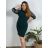 Kurzarmkleid für Damen in Übergröße (L-3XL) POLISH FASHION PMF20013