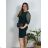 Kurzarmkleid für Damen in Übergröße (L-3XL) POLISH FASHION PMF20013