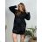 Langes warmes Langarmkleid für Damen in Übergröße (50/52/54 Einheitsgröße) ITALIAN FASHION IM424636