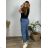 Damen Warmes Langarmkleid (L / XL ONE SIZE) ITALIAN FASHION IM421MIA