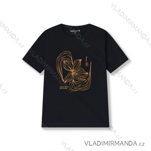 Damen Kurzarm-T-Shirt, Übergröße (M-3XL) WOLF D2521-1