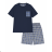 Herren-Pyjama in Übergröße (M-3XL), kurzärmelig, WOLF S2575A