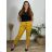 Jacke Extended Slim Langarm Damen Übergröße (48/50/52 ONE SIZE) ITALIAN FASHION IM424658 48/50 žlutá hořčicová