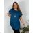 Shirt verlängert 3/4 Langarm Damen (L/XL/2XL ONE SIZE) ITALIAN FASHION IM423025