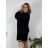 Jacke Extended Slim Langarm Damen Übergröße (48/50/52 ONE SIZE) ITALIAN FASHION IM424658 56/58 schwarz