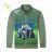 Sweatshirt mit Reißverschluss für Kindermädchen (98-128) KUGO WM0869