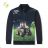 Sweatshirt mit Reißverschluss für Kindermädchen (98-128) KUGO WM0869