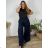 Damen Warmes Langarmkleid (L / XL ONE SIZE) ITALIAN FASHION IM421MIA