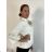 3/4-Langarm-Strickpullover für Damen (Einheitsgröße S/M/L) ITALIAN FASHION IMM24M5986-1 -   weiß -   S/M/L