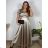 Langes, lässiges Kurzarmkleid für Damen (Einheitsgröße S/M) ITALIAN FASHION IMPSH246540XL/DUR  dunkelblau