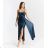Elegantes trägerloses Carmen-Ballkleid für Damen (S/M/L Einheitsgröße) ITALIAN FASHION IMPSH246642 dunkelblau S/M/L