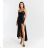 Elegantes trägerloses Carmen-Ballkleid für Damen (S/M/L Einheitsgröße) ITALIAN FASHION IMPSH246642 dunkelblau S/M/L