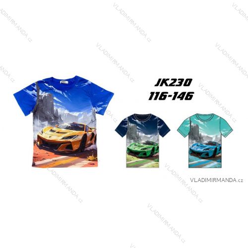 Kurzarm-T-Shirt für Kinder und Jugendliche, Jungen (116-146) SEZON SEZ25JK-230
