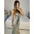 Trägerloses langes Partykleid aus Satin für Damen (44/46 EINHEITSGRÖSSE) ITALIAN FASHION IMPSH246357XL