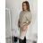Ärmellose Jacke mit langen Ärmeln (uni sl) ITALIENISCHE Mode IMC17326