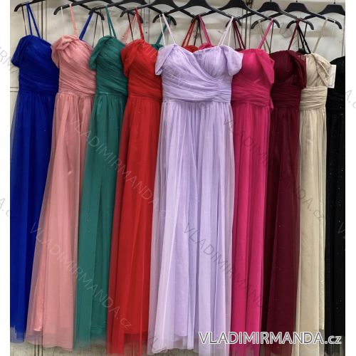 Kleid klassische Kurzarm Frauen (Uni S / M) ITALIAN FASHION IMC20203