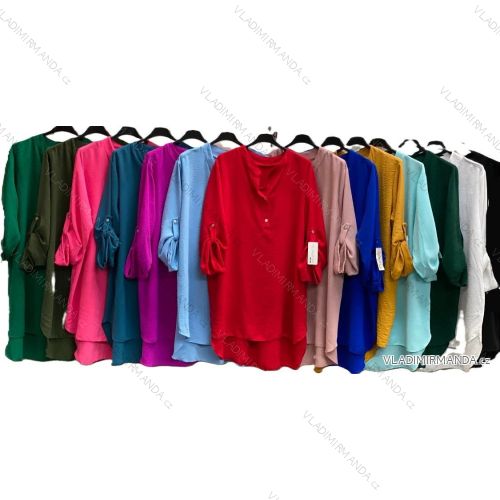 Tunika 3/4 Langarm Damen Übergröße (50/52/54 Einheitsgröße) ITALIAN FASHION IMC25003