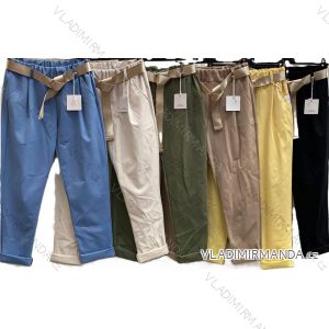 Übergroße Freizeithose für Damen mit Gürtel (42/44/46 Einheitsgröße) ITALIAN FASHION IMC25014