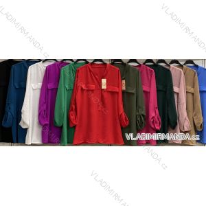 Langarmshirt-Tunika für Damen, Übergröße (42/44/46 Einheitsgröße) ITALIAN FASHION IMC25025