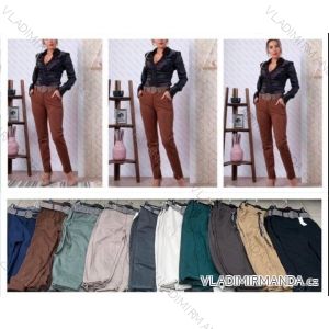 Elegante Hose mit Gürtel für Damen, Übergröße (40/42/44 EINHEITSGRÖSSE) ITALIAN FASHION IMBM25004