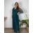 Kleid Kurzarm Damen (Uni L-2XL) ITALIENISCH MODA IMS25STELLA