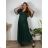 Kleid Kurzarm Damen (Uni L-2XL) ITALIENISCH MODA IMS25STELLA