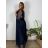 Kleid Kurzarm Damen (Uni L-2XL) ITALIENISCH MODA IMS25STELLA