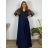Elegantes Spitzenpartykleid mit 3/4-Ärmeln für Damen (2XL-5XL) ITALIAN FASHION IMS259028