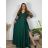 Elegantes Spitzenpartykleid mit 3/4-Ärmeln für Damen (2XL-5XL) ITALIAN FASHION IMS259028