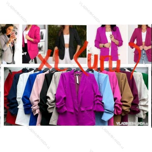 Elegante langärmelige Damenjacke (40/42/44 Einheitsgröße) ITALIAN FASHION IMBM25008