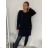 Ärmellose Jacke mit langen Ärmeln (uni sl) ITALIENISCHE Mode IMC17326 52/54 schwarz