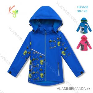 Langarm-Softshelljacke für Kinder, Jungen und Mädchen (98-128) KUGO HK5658