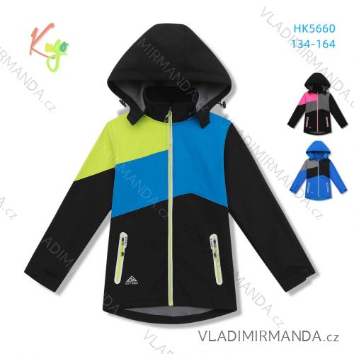 Softshelljacke Langarm für Jungen und Mädchen (134-164) KUGO HK5660