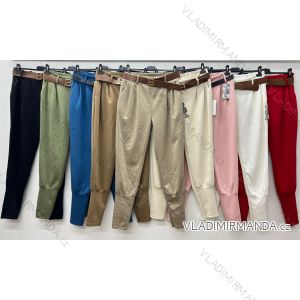 Elegante Hose mit Gürtel für Damen (S/M/L ONE SIZE) ITALIAN FASHION IM425057