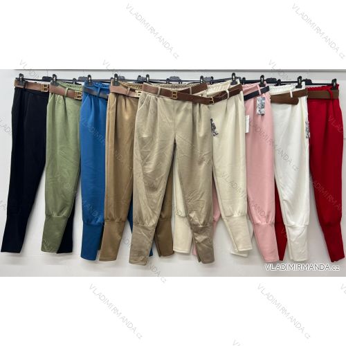 Elegante Hose mit Gürtel für Damen (S/M/L ONE SIZE) ITALIAN FASHION IM425057