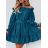 Šaty mikinové s kapucí dlouhý rukáv dámské (S/M/L ONE SIZE) ITALSKÁ MÓDA IMD21957 schwarz 