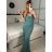 Langes, elegantes, ärmelloses Sommerkleid für Damen (Einheitsgröße S/M) ITALIAN FASHION IMPBB23C29640