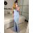 Langes, elegantes, ärmelloses Sommerkleid für Damen (Einheitsgröße S/M) ITALIAN FASHION IMPBB23C29640