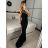 Langes, elegantes, ärmelloses Sommerkleid für Damen (Einheitsgröße S/M) ITALIAN FASHION IMPBB23C29640 -   türkis -   S/M/L