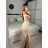 Langes, elegantes, ärmelloses Sommerkleid für Damen (Einheitsgröße S/M) ITALIAN FASHION IMPBB23C29640