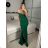 Langes, elegantes, ärmelloses Sommerkleid für Damen (Einheitsgröße S/M) ITALIAN FASHION IMPBB23C29640