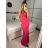 Langes, elegantes, ärmelloses Sommerkleid für Damen (Einheitsgröße S/M) ITALIAN FASHION IMPBB23C29640