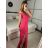 Langes, elegantes, ärmelloses Sommerkleid für Damen (Einheitsgröße S/M) ITALIAN FASHION IMPBB23C29640