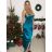 Trägerloses langes Partykleid aus Satin für Damen (44/46 EINHEITSGRÖSSE) ITALIAN FASHION IMPSH246357XL