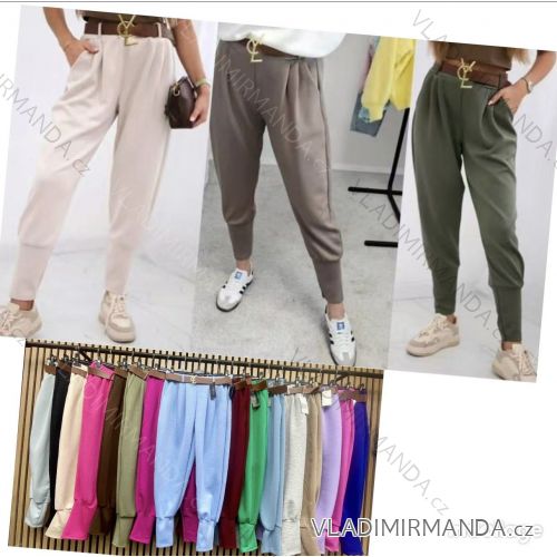 Damen Sommerhose mit Gürtel (S/M/L Einheitsgröße) ITALIAN FASHION IMWCM25010