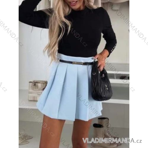 Kurzer Damenrock mit Gürtel (S/M/L EINHEITSGRÖSSE) ITALIAN FASHION IMWGS25005