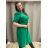 Shirt verlängert 3/4 Langarm Damen (L/XL/2XL ONE SIZE) ITALIAN FASHION IM423025 -   grün
 -   42/44
