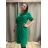 Shirt verlängert 3/4 Langarm Damen (L/XL/2XL ONE SIZE) ITALIAN FASHION IM423025 -   grün
 -   42/44