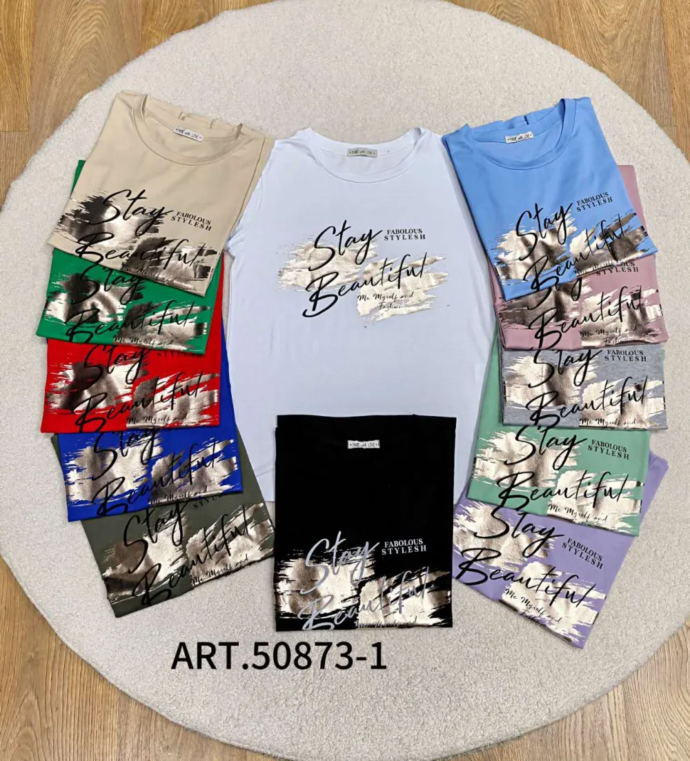 Kurzarm-T-Shirt für Damen (S/M/L, EINHEITSGRÖSSE) ITALIAN FASHION IMPLI2550873-1